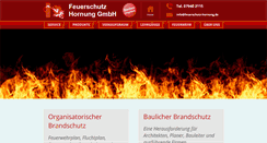 Desktop Screenshot of feuerschutz-hornung.de